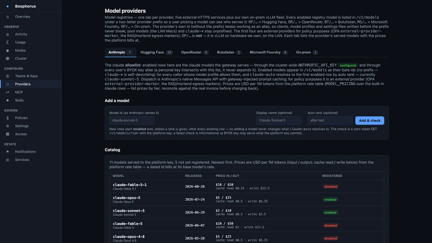 Providers — /providers